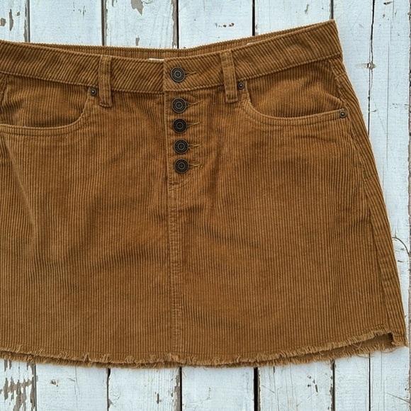 Indigo Rein Corduroy Mini Skirt - Picture 1 of 5